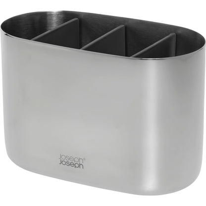 Joseph Joseph EasyStore Luxe Large Toothbrush Caddy St. Steel