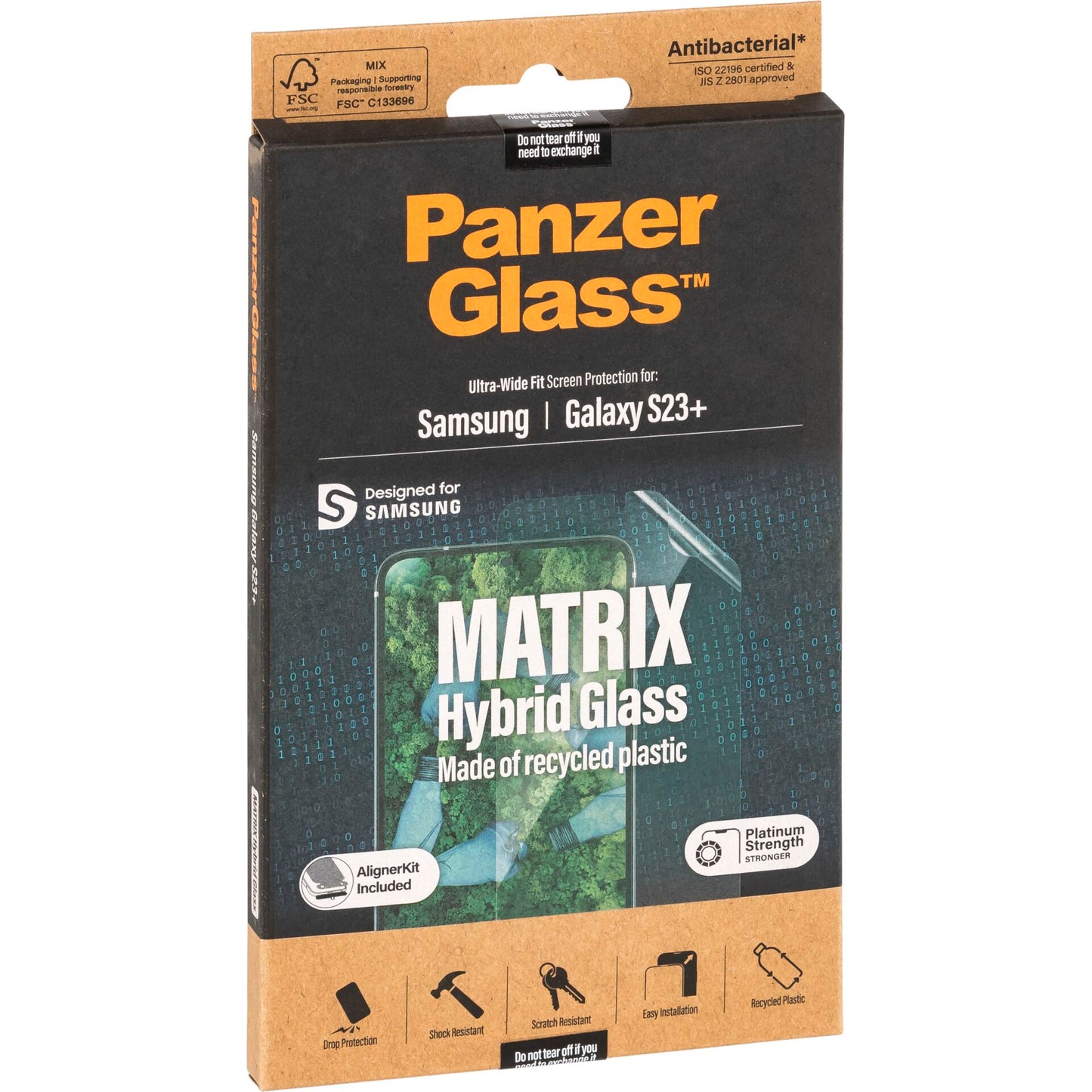 PanzerGlass Matrix Hybrid Glass for Galaxy S23+