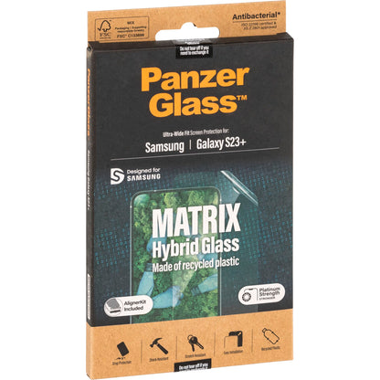 PanzerGlass Matrix Hybrid Glass for Galaxy S23+