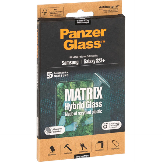 PanzerGlass Matrix Hybrid Glass for Galaxy S23+