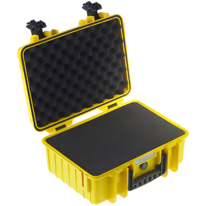 B&W Outdoor Case Type 4000 yellow incl. foam inlay