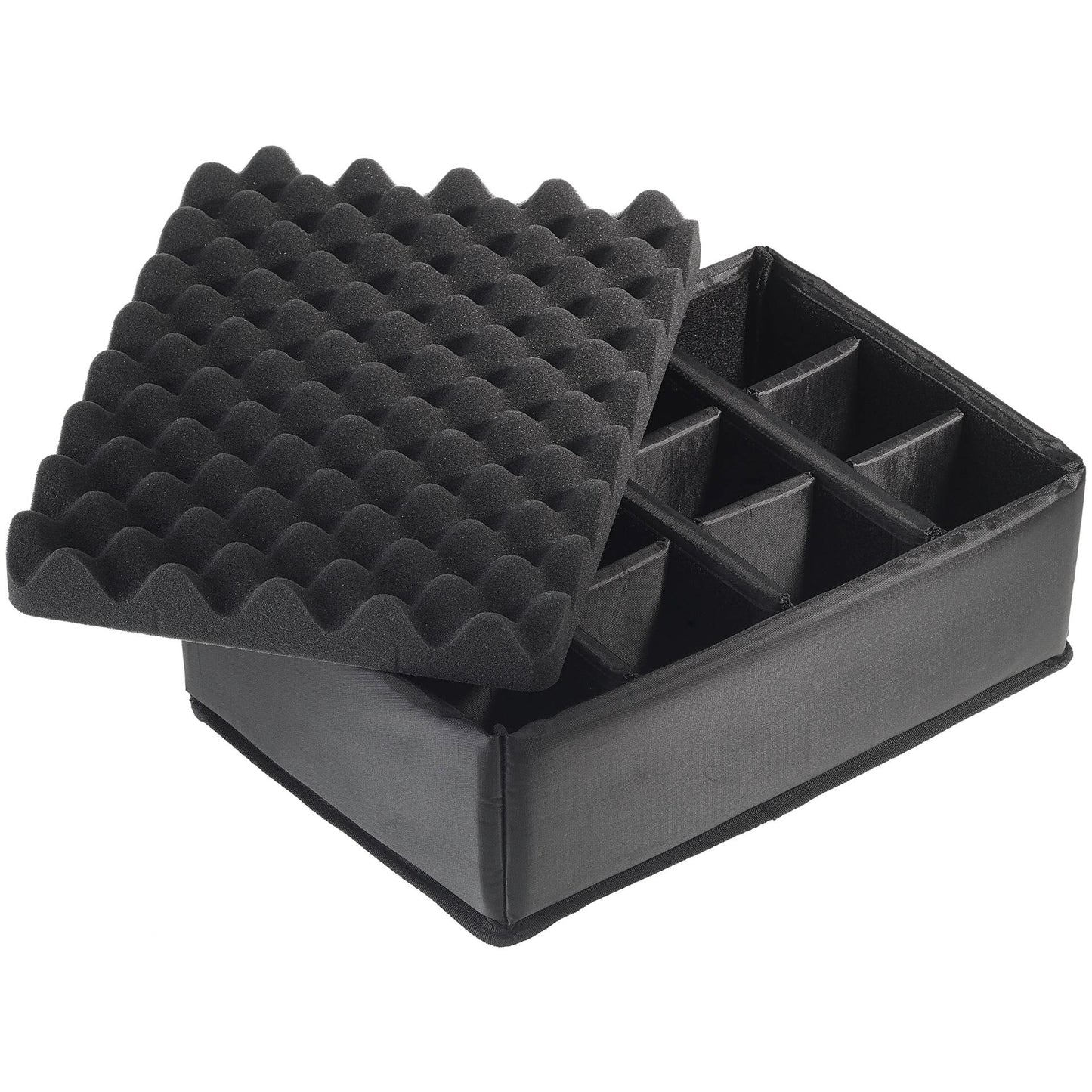 B&W Outdoor Case Type 4000 yellow with padded divider set