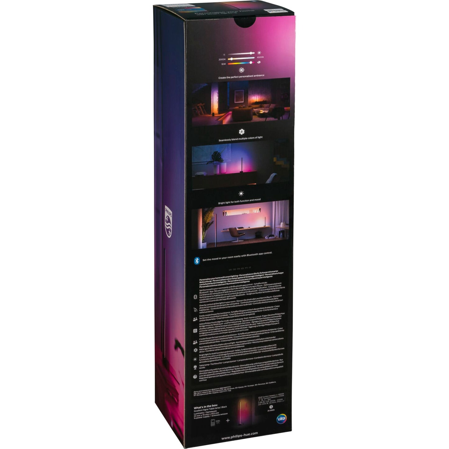 Philips Hue Gradient Signe Table Lamp black