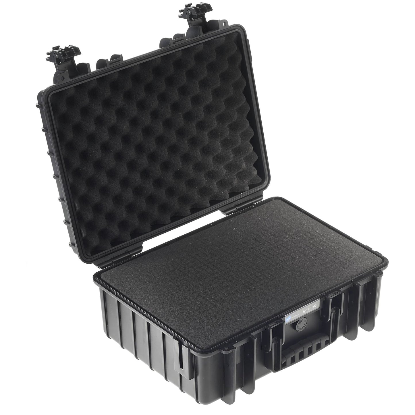 B&W Outdoor Case Type 5000 black with pre-cut foam insert
