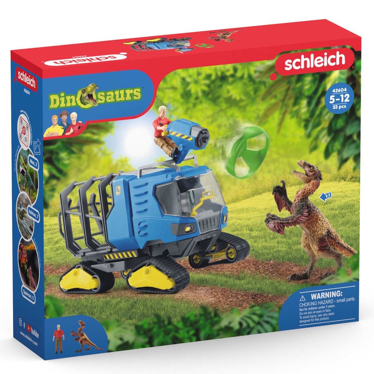 Schleich Dinosaurs      42604 Track Vehicle