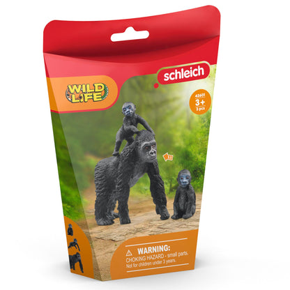 Schleich Wild Life         42601 Lowland Gorilla Family
