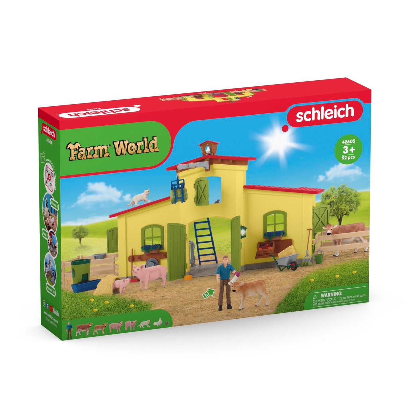 Schleich Farm World    42605 Large Farm with Animals & Acc.