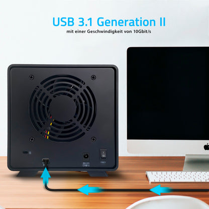 FANTEC MB-X4U31 4x 3,5  Housing