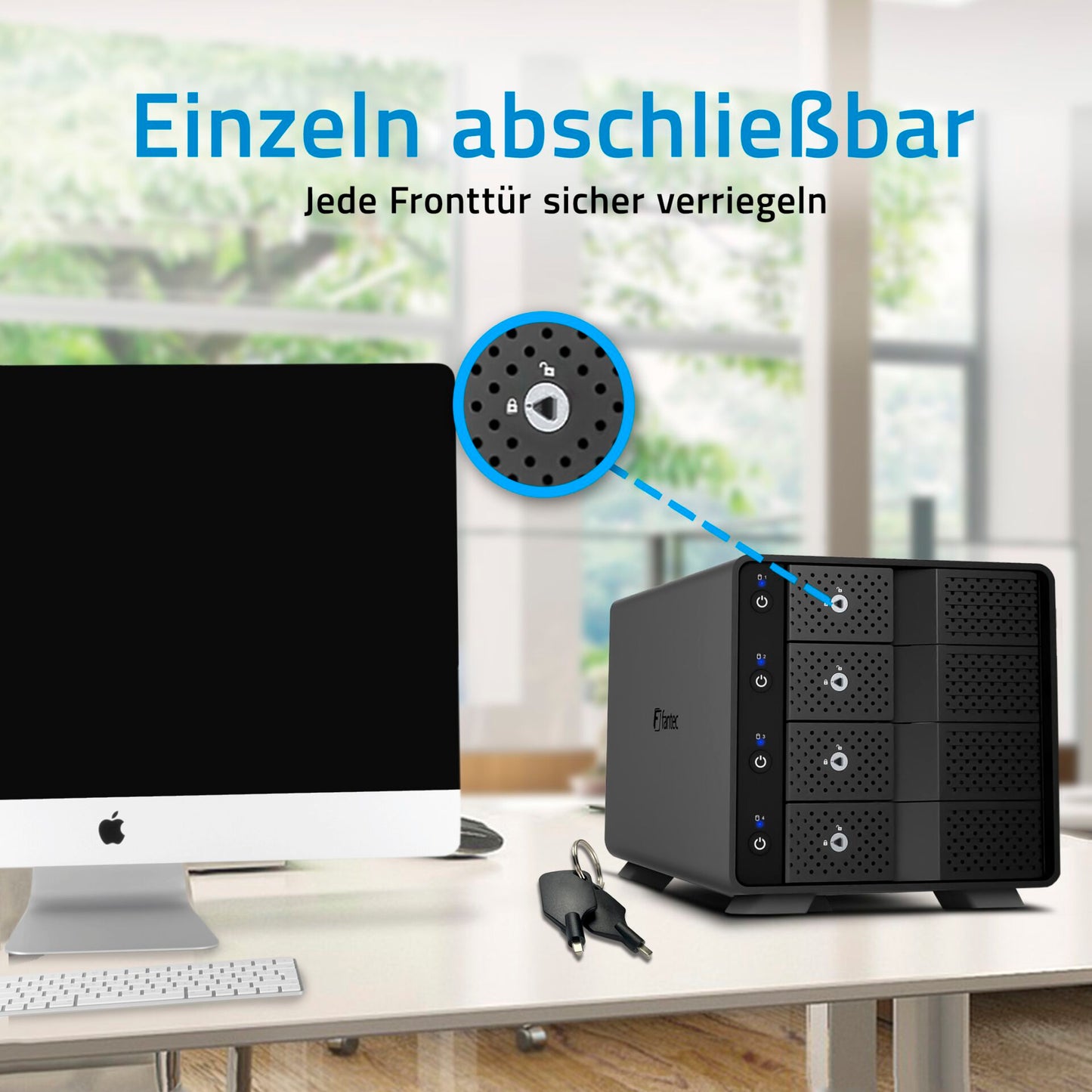 FANTEC MB-X4U31 4x 3,5  Housing