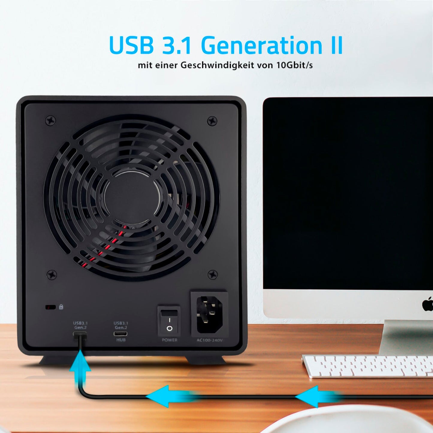 FANTEC MB-X5U31H 5x 3,5  Housing