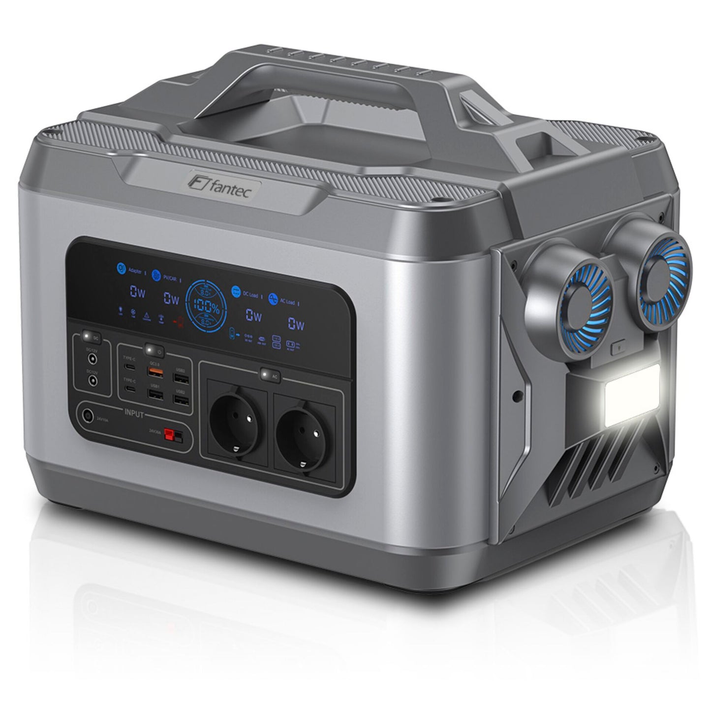 FANTEC PGS-2200 Power Station & Solar Generator