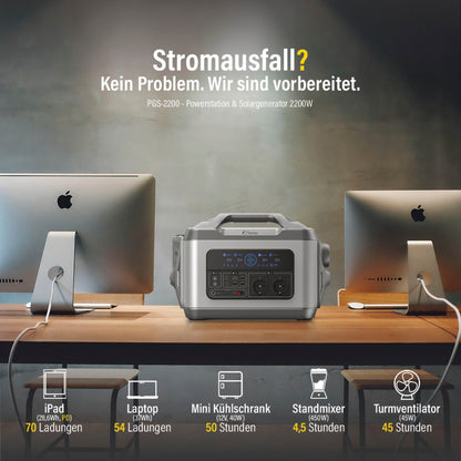 FANTEC PGS-2200 Power Station & Solar Generator