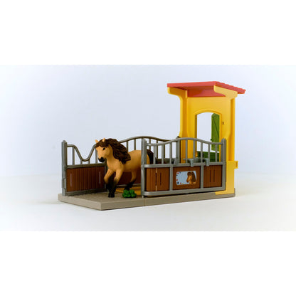 Schleich Farm World     Pony Box with Iceland Pony Stallion 42609
