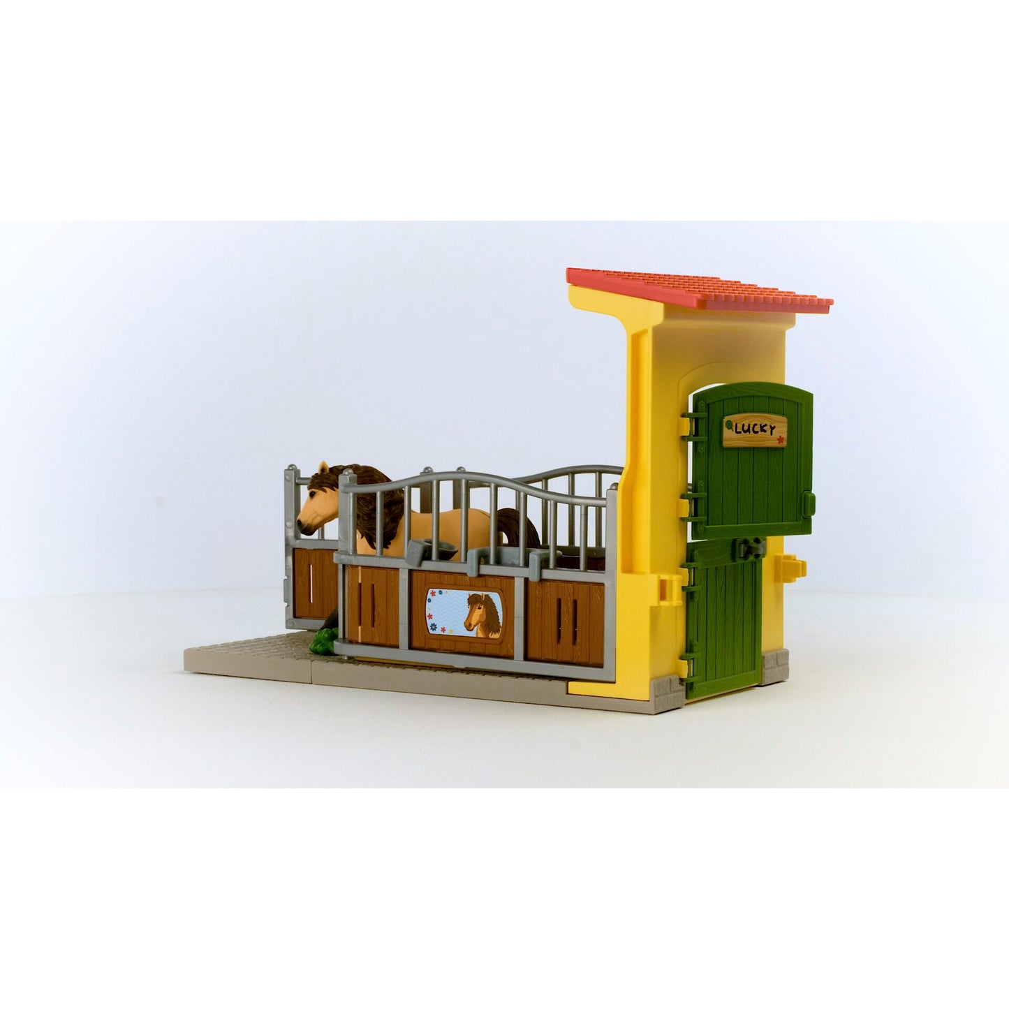 Schleich Farm World     Pony Box with Iceland Pony Stallion 42609