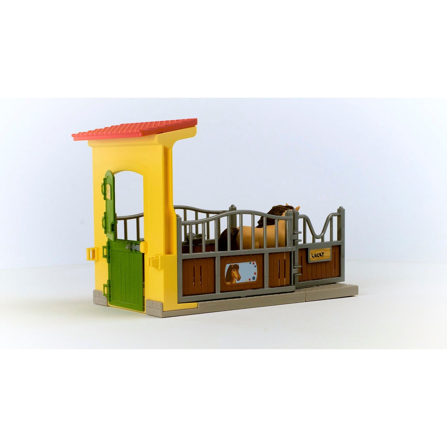 Schleich Farm World     Pony Box with Iceland Pony Stallion 42609
