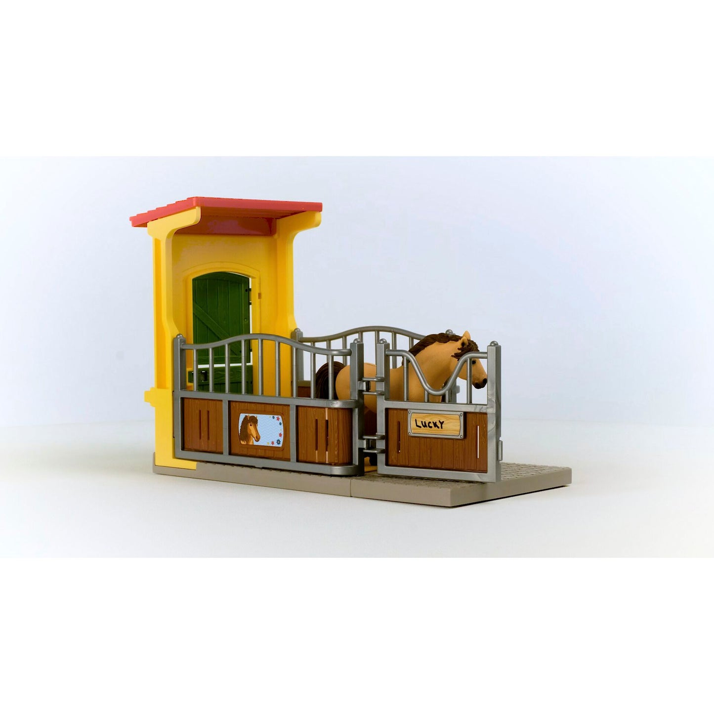 Schleich Farm World     Pony Box with Iceland Pony Stallion 42609