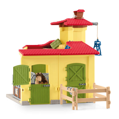 Schleich Farm World     Pony Box with Iceland Pony Stallion 42609
