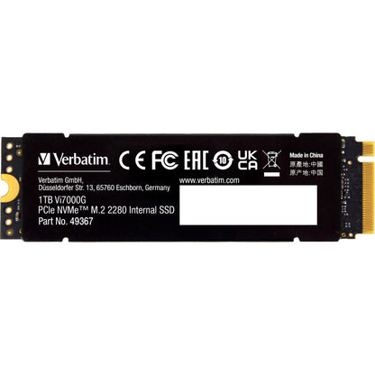 Verbatim Vi7000G M.2 SSD    1TB PCIe NVMe                  49367