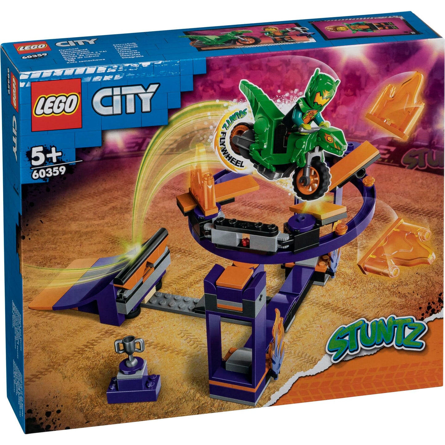 LEGO City Stuntz 60359 Dunk Stunt Ramp Challenge