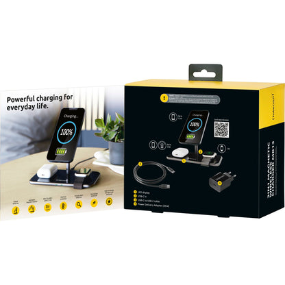 Intenso 3in1 Magnetic Wireless Charger MB13 black