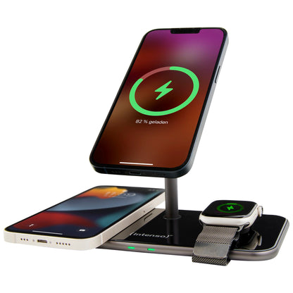 Intenso 3in1 Magnetic Wireless Charger MB13 black