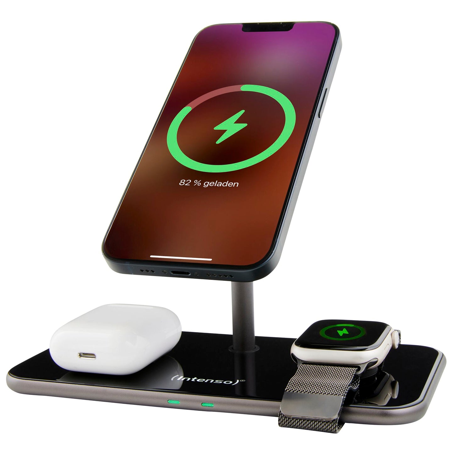 Intenso 3in1 Magnetic Wireless Charger MB13 black