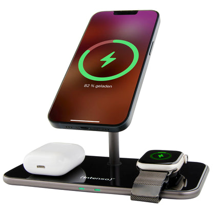 Intenso 3in1 Magnetic Wireless Charger MB13 black