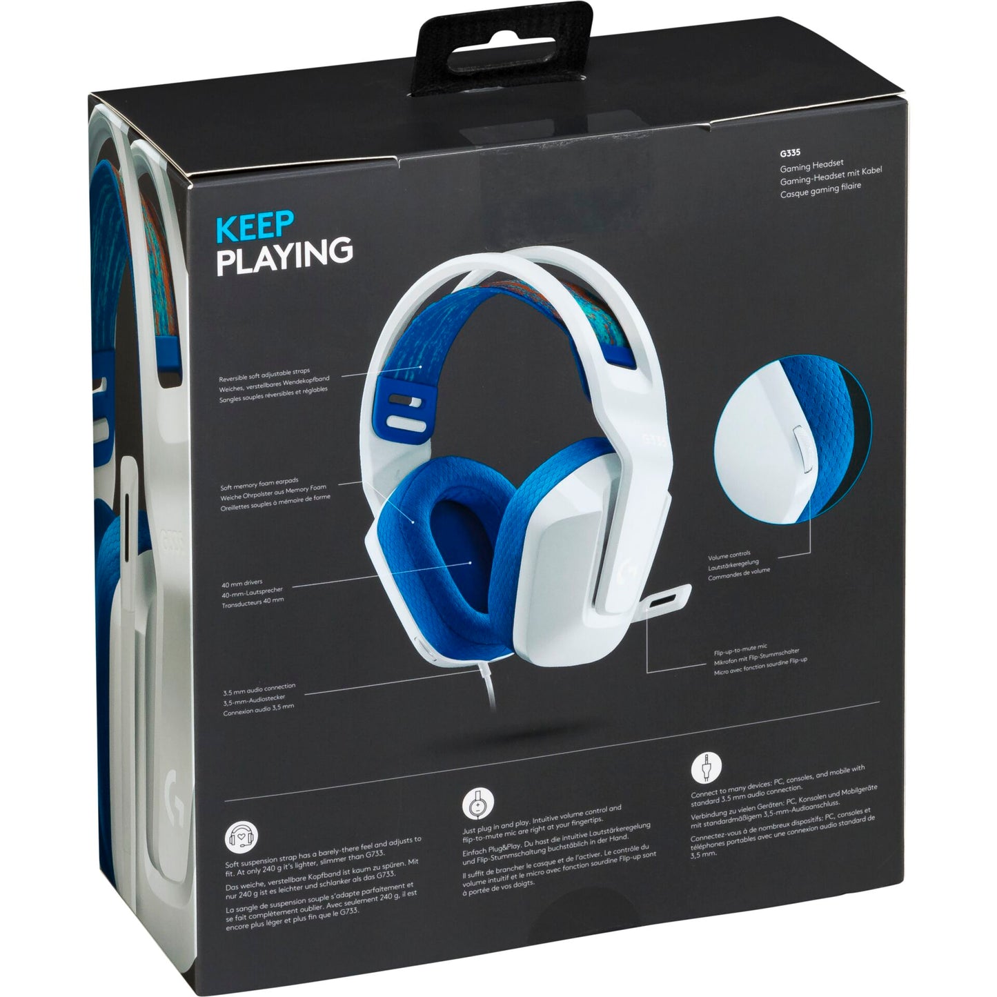 Logitech G G335 white