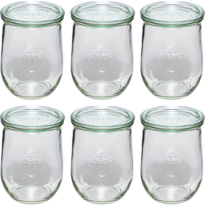 WECK Tulip Jar 1062ml Set of 6