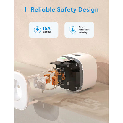 Meross Smart Wi-Fi Plug (2 Pack)