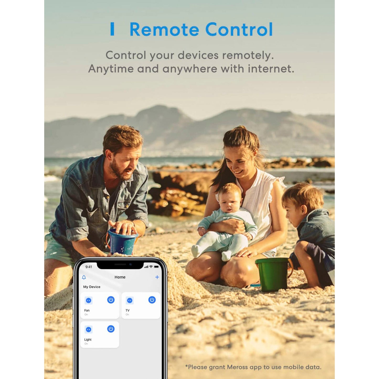 Meross Smart Wi-Fi Plug (2 Pack)