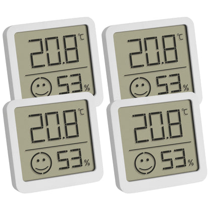 TFA 30.5053.02.04 4-Pack  white Digital Thermo Hygrometer