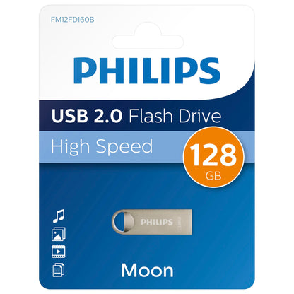 Philips USB 2.0            128GB Moon Vintage Silver