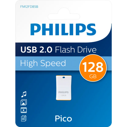 Philips USB 2.0            128GB Pico Edition Sunrise Orange