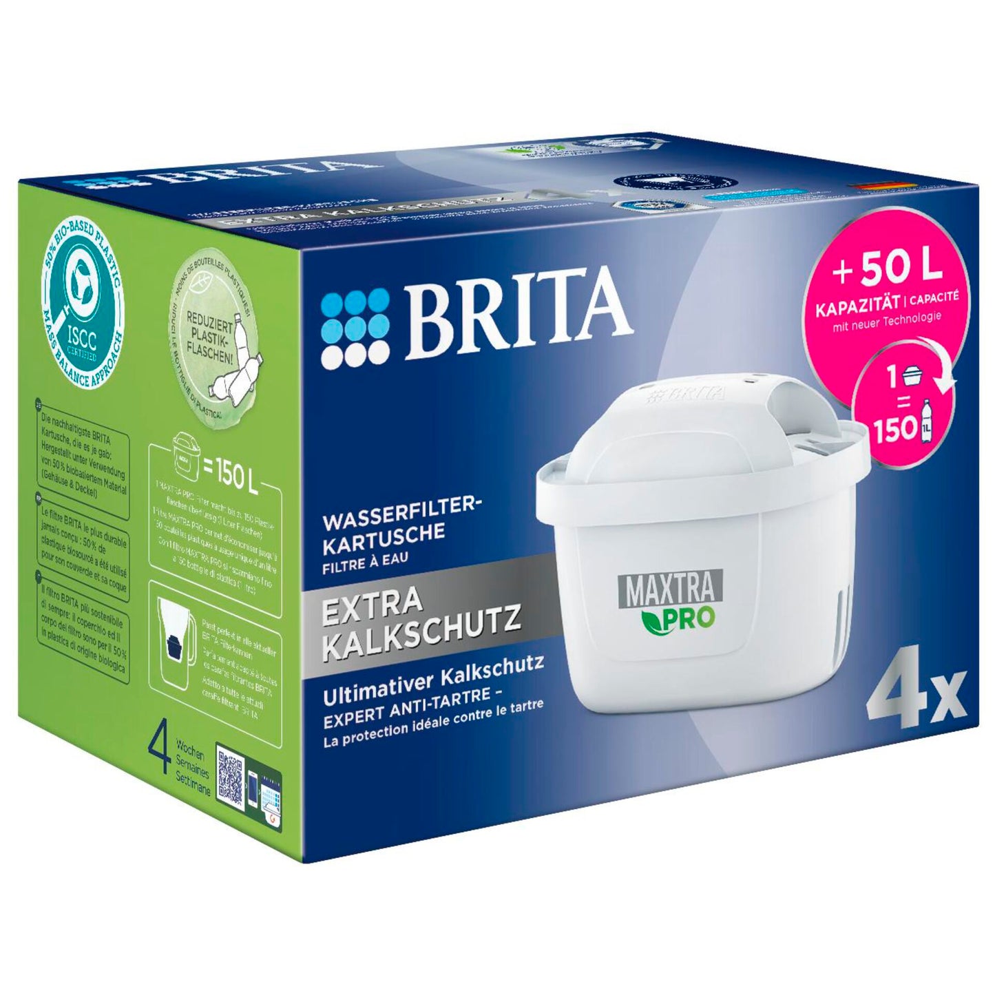 Brita MAXTRA PRO Extra Lime Protection Pack 4