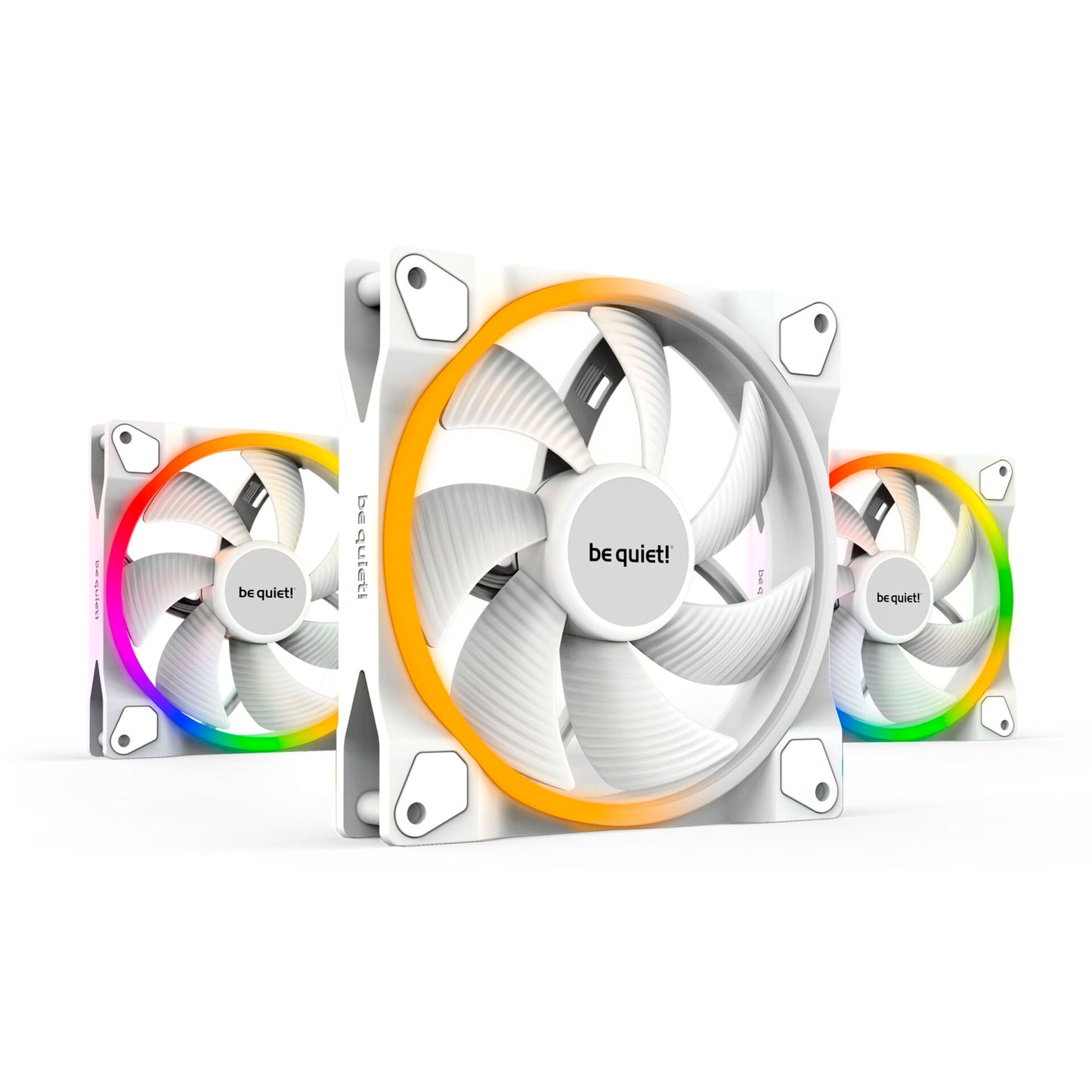 be quiet! Light Wings White 140mm PWM Triple-Pack