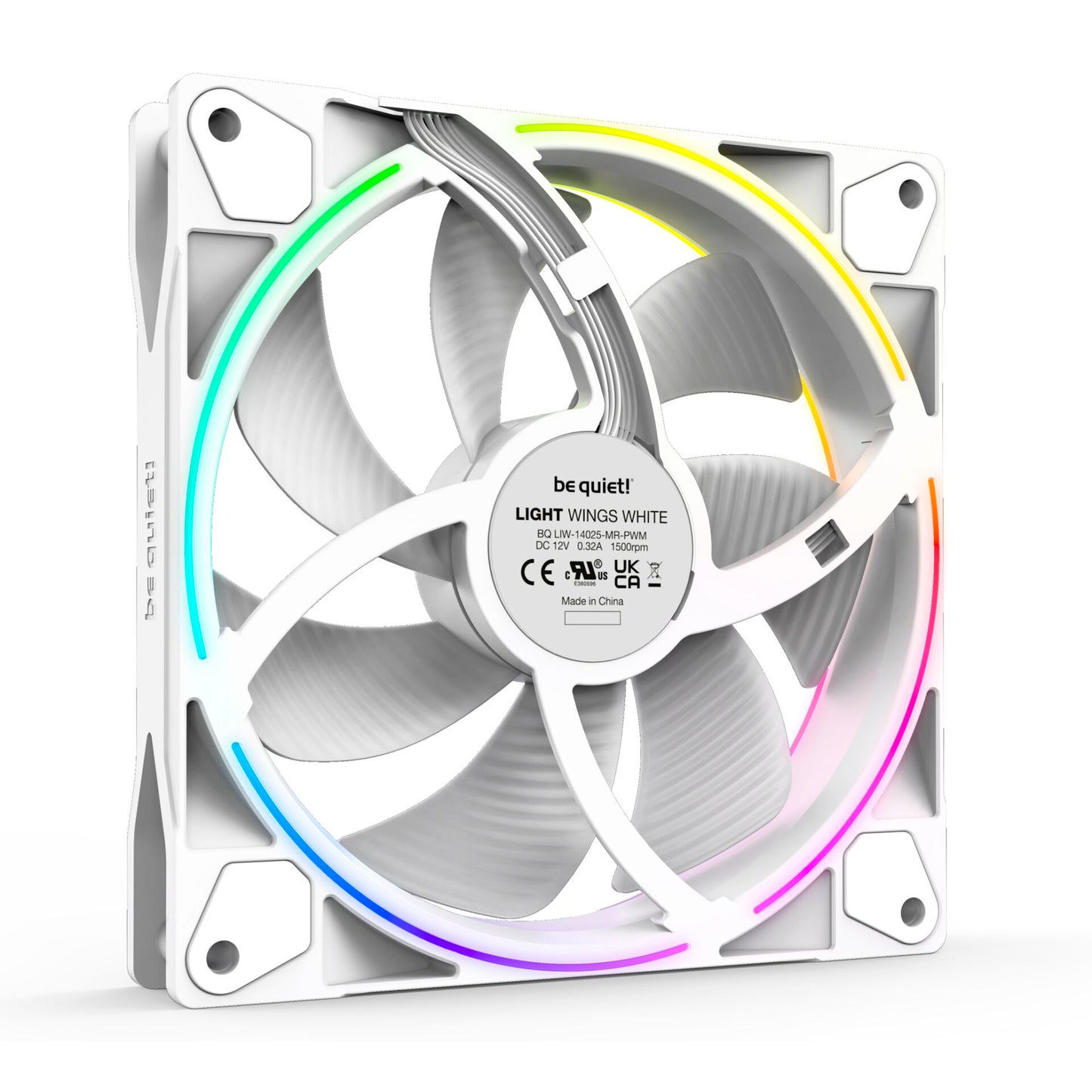 be quiet! Light Wings White 140mm PWM Triple-Pack