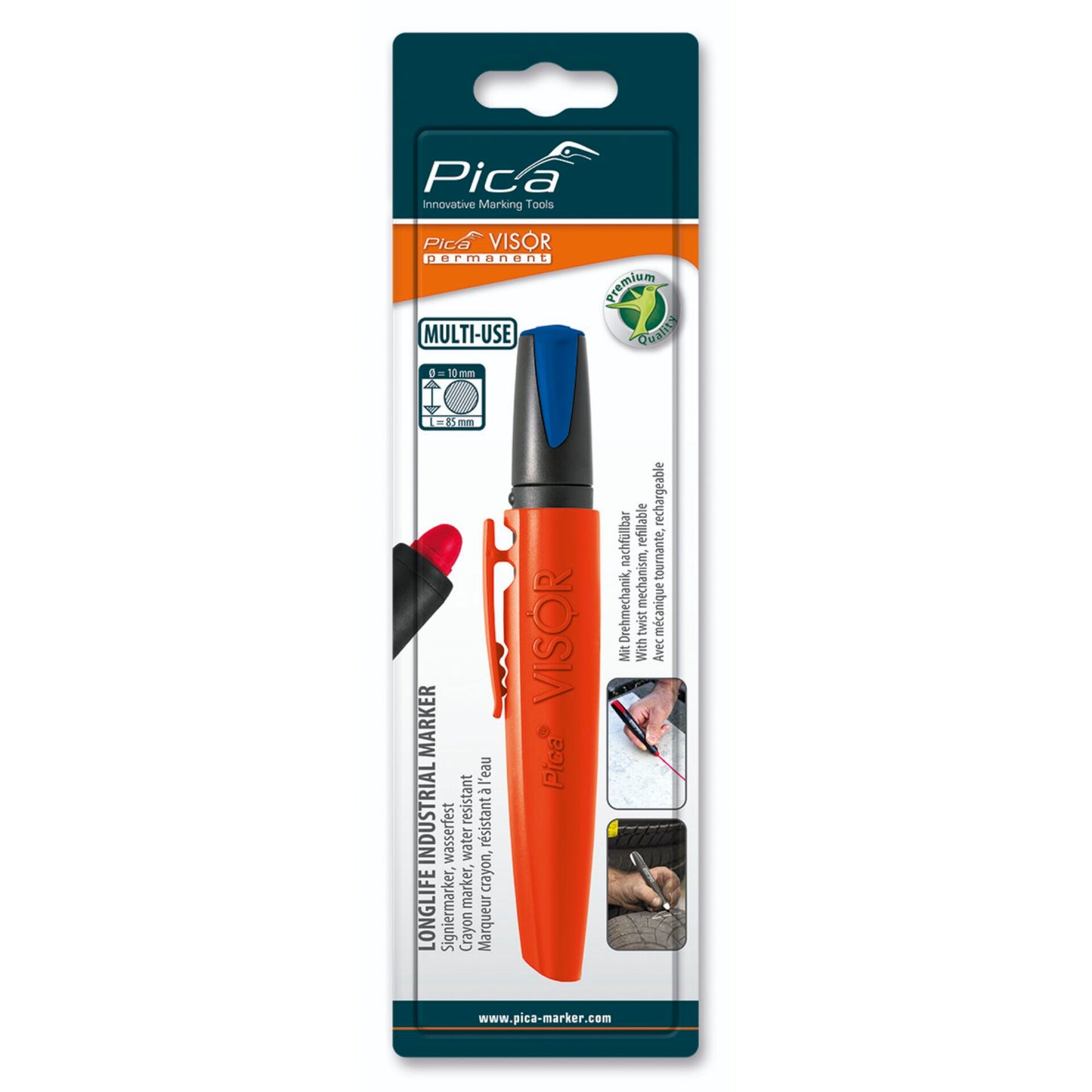 Pica VISOR permanent Marker blue / SB