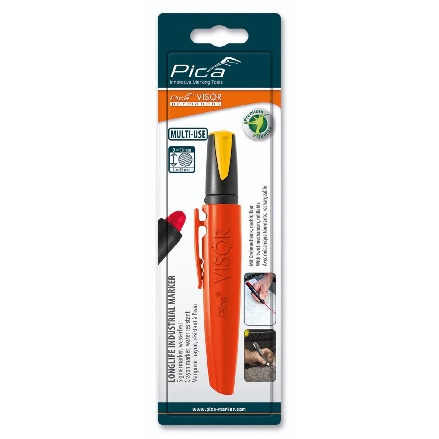 Pica VISOR permanent Marker yellow / SB
