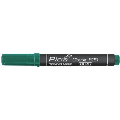 Pica Permanent Marker 1-4mm, Round Tip, green