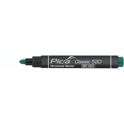 Pica Permanent Marker 1-4mm, Round Tip, green