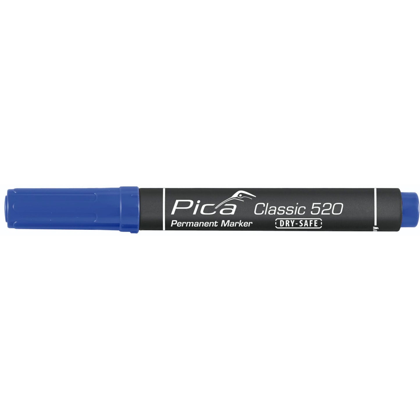 Pica Permanent Marker 1-4mm, Round Tip blue Retail Packaging