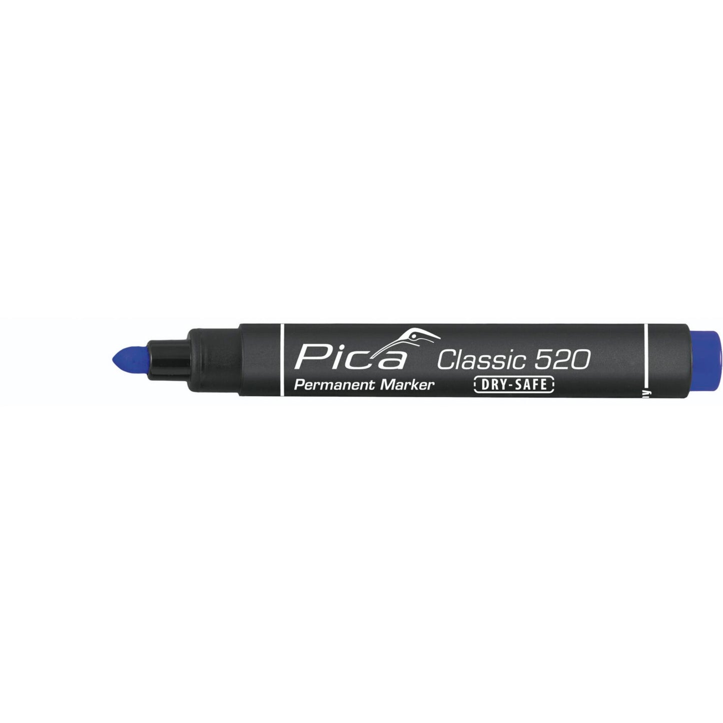Pica Permanent Marker 1-4mm, Round Tip blue Retail Packaging