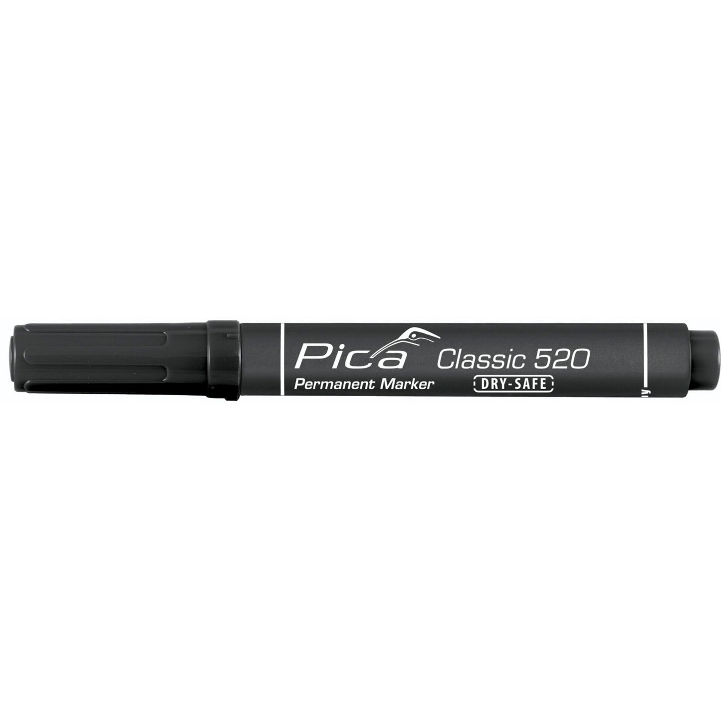 Pica Permanent Marker 1-4mm, Round Tip, black, Retail Pack.