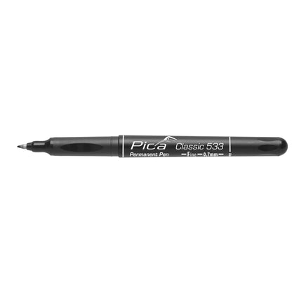 Pica Permanent Pen, 0,7mm black / Retail Packaging