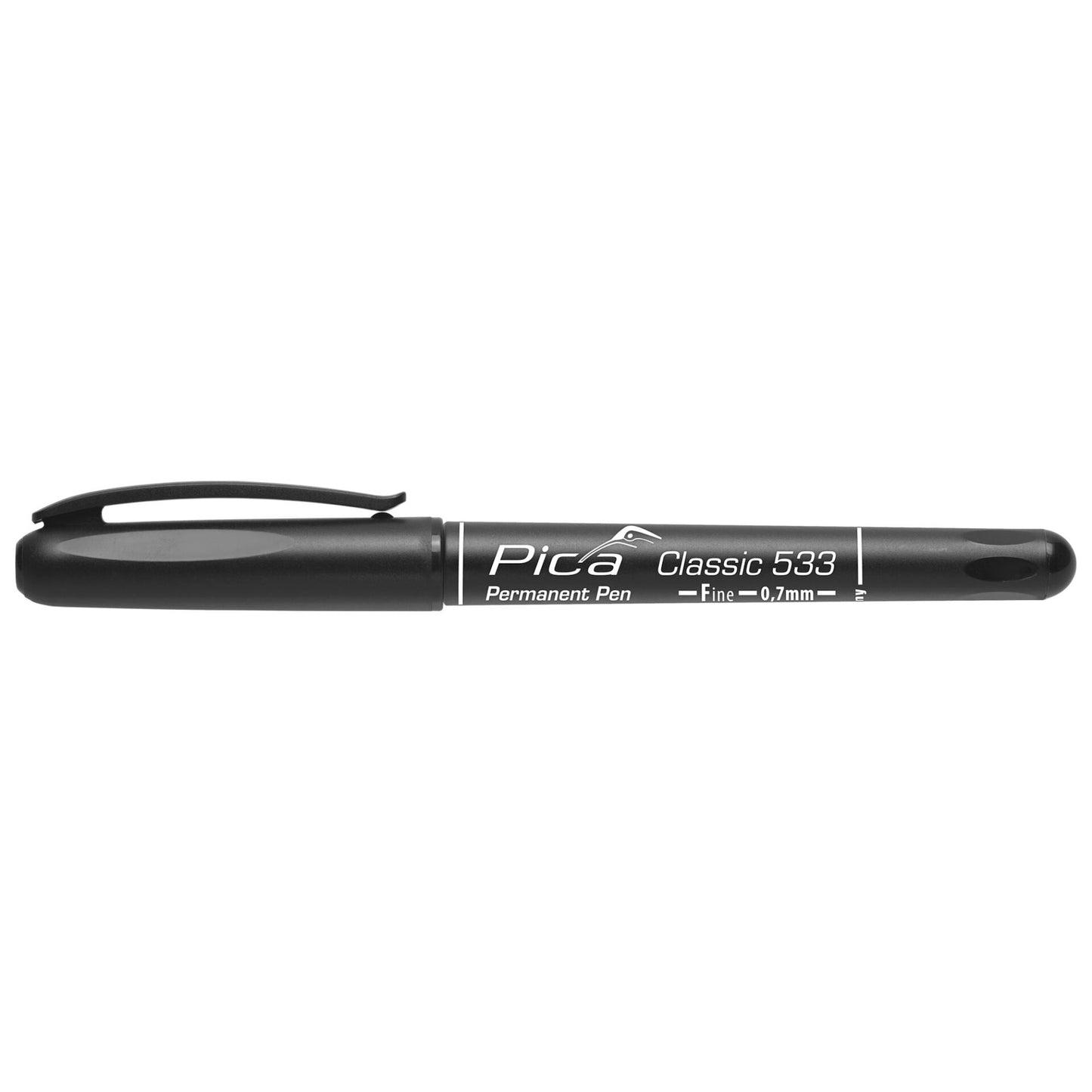 Pica Permanent Pen, 0,7mm black / Retail Packaging