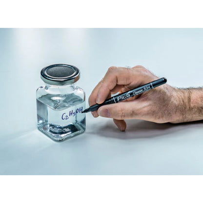 Pica Permanent Pen, 1,0mm black / Retail Packaging