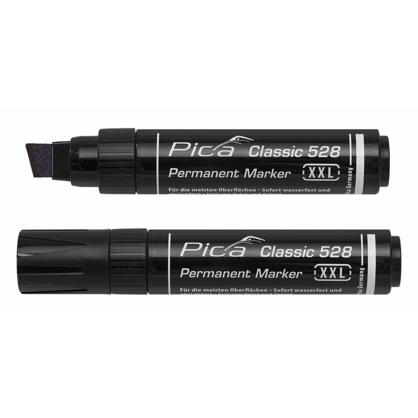 Pica Permanentmarker 4-12mm, Wedge Tip, black