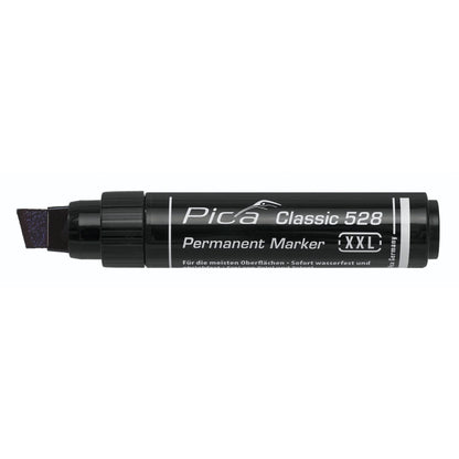 Pica Permanentmarker 4-12mm, Wedge Tip, black Retail Pack.