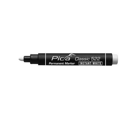 Pica Permanent Marker INSTANT white, Bullet Tip,  1-4mm Retail